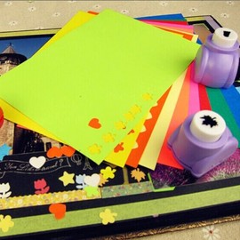 Shape Paper Punch Set, 15pcs Craft Holes Punch for Kids, Scrapbooking, Journaling, Greeting, Suitable for Children 3-13 Years Old, ABS, Alloy, 3.3 X 2.5 X 3.2cm