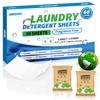 FIXSMITH Laundry Detergent Sheets - 60 Loads (30 Sheets) Fragrance