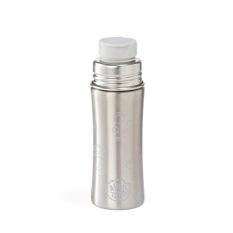 Affenzahn Unisex - Children's Koala Drinking Flash, Silver/Grey, 5.5 x