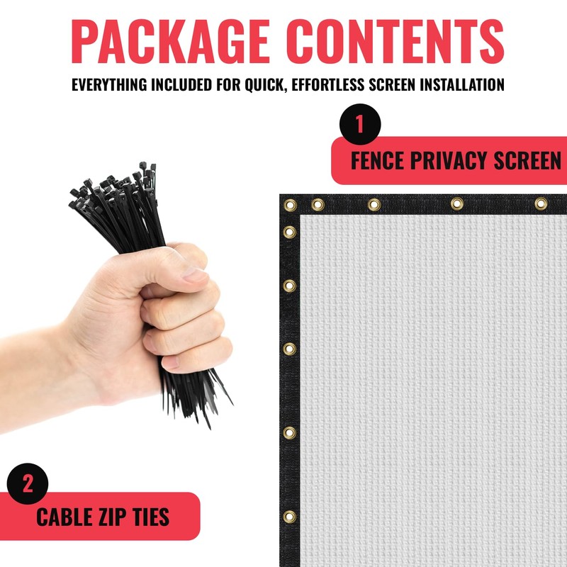 SEALTECH Ultra Heavy Duty 200 GSM Privacy Fence Screen –