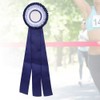 Second Place Rosette Ribbon Badge Exquisite Small Winner Medal Award