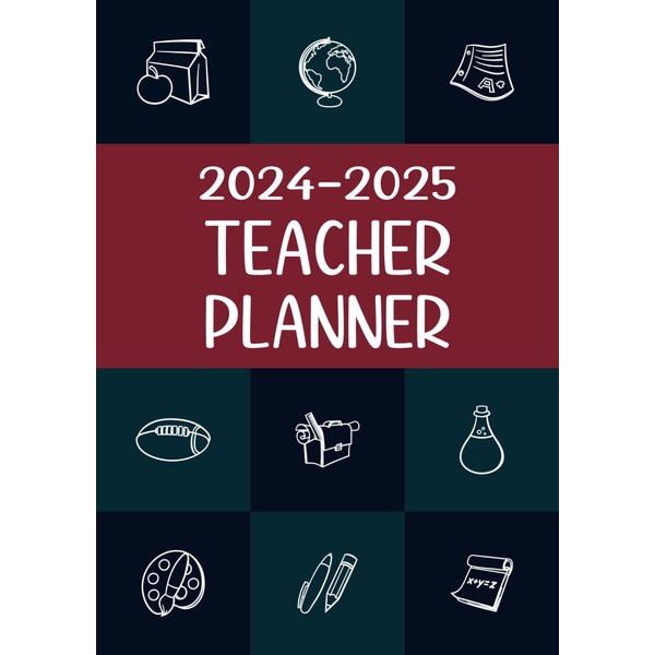 UK Teacher Planner: August-July Dated Lesson Planning Diary | Small