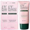 Polmedison 폴메디슨 UV 프로텍터 저자극 선크림 SPF50 PA+++ 60mlX2개 자외선차 단 Polmedis UV Protector Low Irritating Sunscreen SPF50 PA+++ 60ml x 2pcs UV Shield