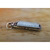 A-Store Sterling Silver 25x6mm 4.4gram Heavy Harmonica Music Instrument Charm