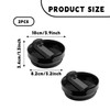 Bojueshaw 2pcs 40oz Tumbler Replacement Lids,No Spill,Splash Resistant,BPA-Free Cup Covers