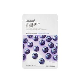 The Face Shop Ground Blueberry Mask Sheet 20g / 갈아만든 블루베리 마스크시트 20g