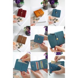 Dakota DA-31721 Women's Bi-fold Wallet, Genuine Leather, yellow (mustard)