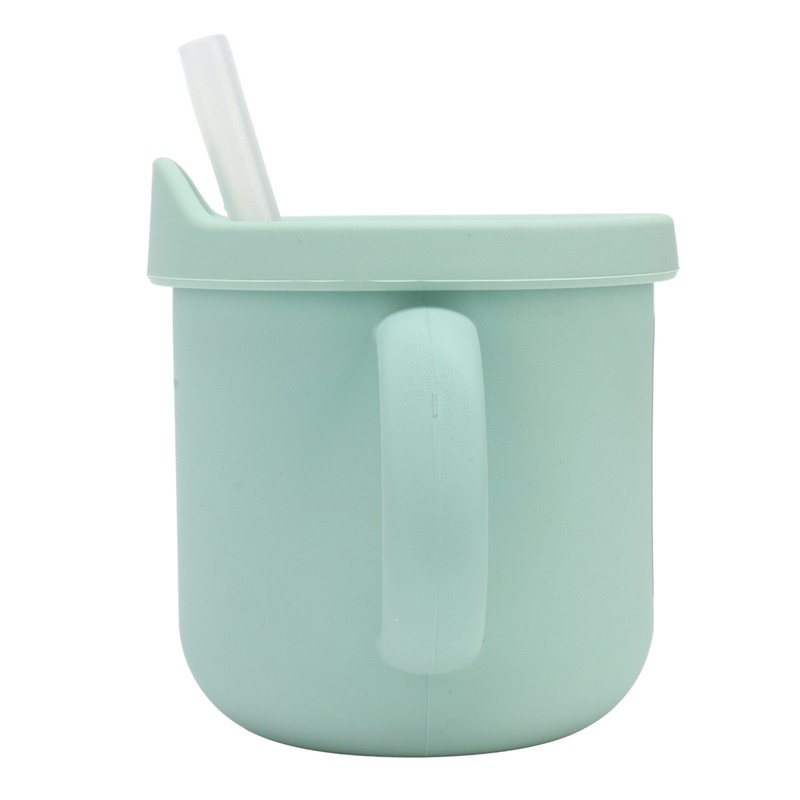 Silicone Sippy Cups Double Handles Lightweight Toddler Training Cup with