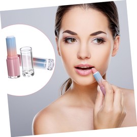 Mikinona 2sets Lipstick Refillable Containers DIY Lipstick Tubes Leakproof Bottles 5pcs*2