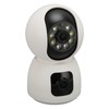 Security Camera 2K 4MP Dual Lens 2.4G Mobile App 360°