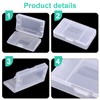 WeddHuis Pack of 20 Transparent Protective Cases Protective Game Cartridge