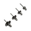 LUMBER JACK 4 Piece Round Over Router Bits 1/4 Shank,