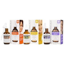 ADVANCED CLINICALS 3 PACK SET - SUERO VITAMINA C ANTIEDAD ACLARANTE  SUERO RETINOL ANTI-ARRUGAS  SUERO ACIDO HIALURONICO HIDRATANTE 52MLCU            