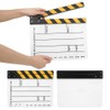 30x25CM Acrylic Movie Clapperboard Professional Director Action Clap Film Photography