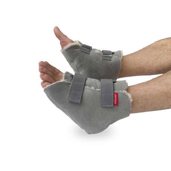 Vogana Sheepskin Heel Protection Pads for Bedsores Pressure Sores Rehabilitation