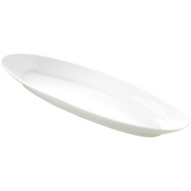 Pillivuyt 18-Inch by 6-1/2-Inch Small Porcelain Fish Serving Platter