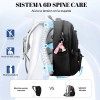 Mochila Escolar/Viaje 30 L para Laptop 15.6″ — Oxford Impermeable, Compartimentos
