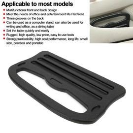 Acouto Car Steering Wheel Desk with Portable Table Board Notebook Laptop Tablet Holder, Multifunctional for Eating, Writing, and Office Work, Fits Most Vehicles