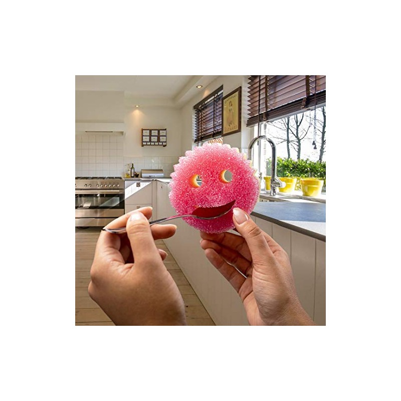Scrub Daddy Modelo Scrub Mommy Fibra+Esponja Paquete de 6 Pzas