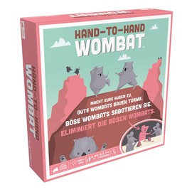 Exploding Kittens, Hand-to-Hand Wombat, Party Game, 3-6 Players, From 7+ Years, 15 Minutes, German