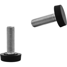 (Pack of 4) Furniture Leveling Feet 13/32" x 1-3/16" (M10 x 30 mm), Adjustable Round Legs 63/64" (25 mm) Diameter, 13/32" (M10) Thread Leveler Foot