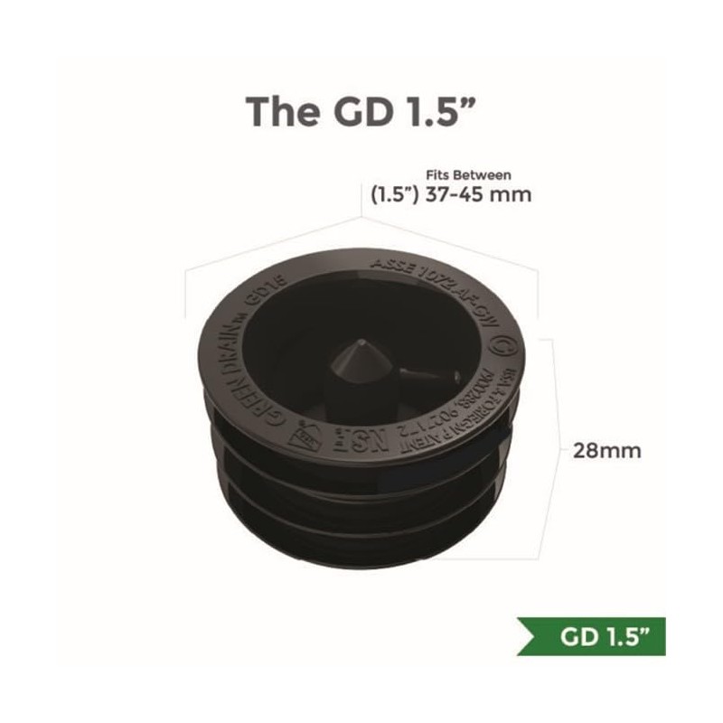 Waterless Trap Seal, 1.5 Inch