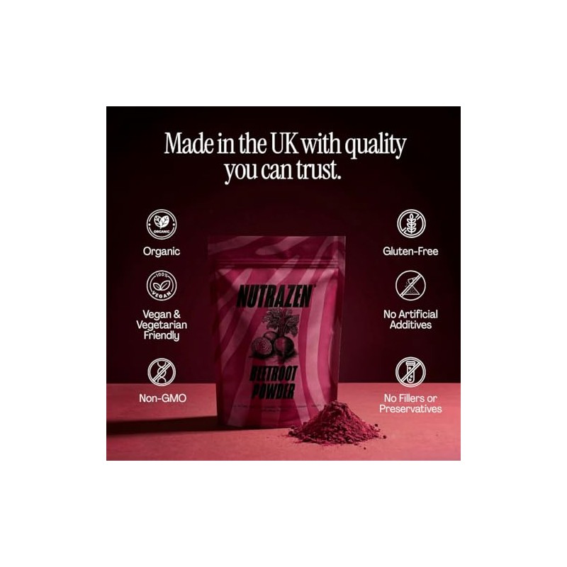 Premium Beetroot Powder 100g – 100% Pure Ground Red Beet