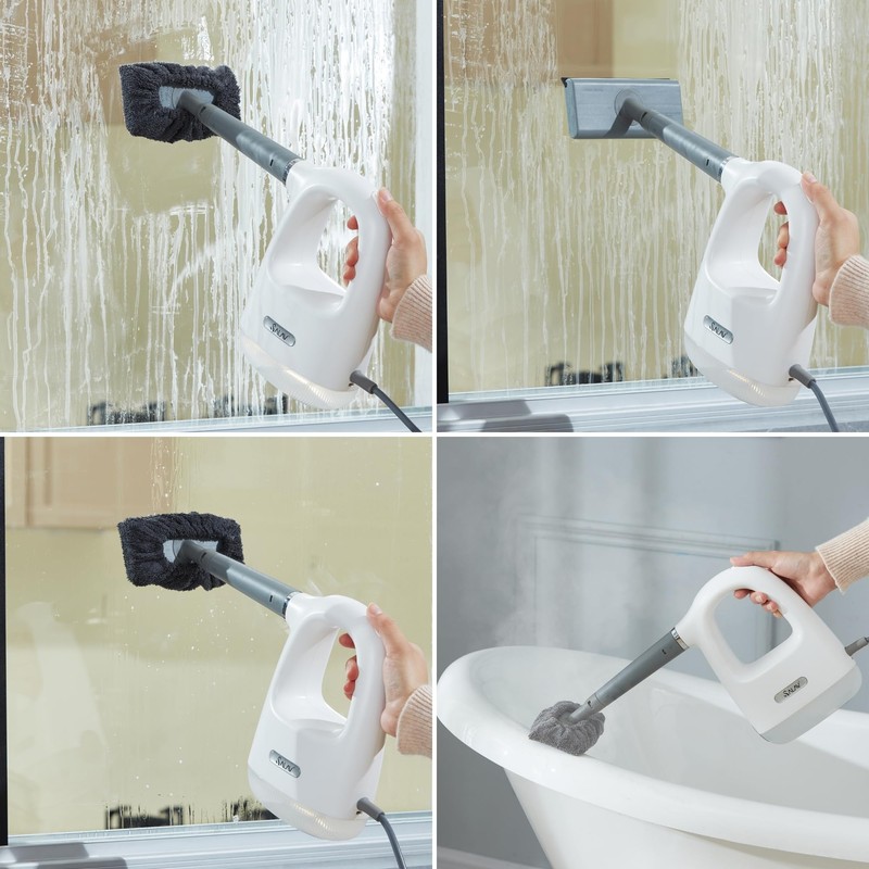 SALAV CS-100 CleanSteam Compact Steam Cleaner, Handheld Steam Cleaner with