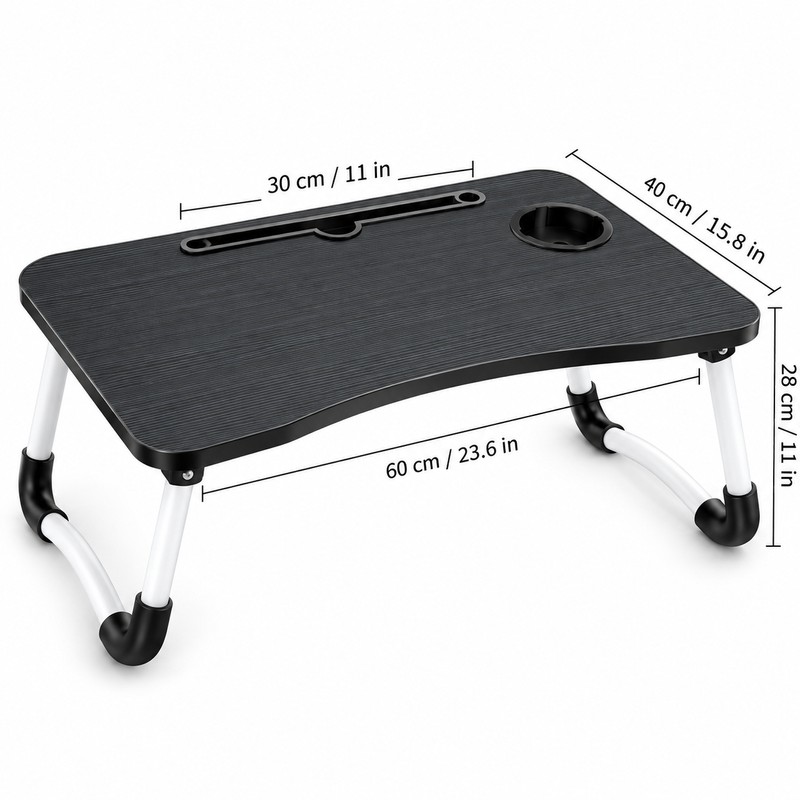 Portable Lap Desk for Working & Eating – Foldable Bed