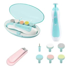 MOYAC Lima De Uñas Bebe, 6 Cabeza Molienda Y 1 Cortauñas Niños                                                                                        