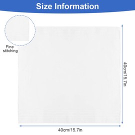 AUYAO Men's Handkerchiefs, Pack of 12/15 Cotton Handkerchief, Traditional Handkerchief, Reusable Men's Handkerchief, 40 cm x 40 cm, 12pcs-e