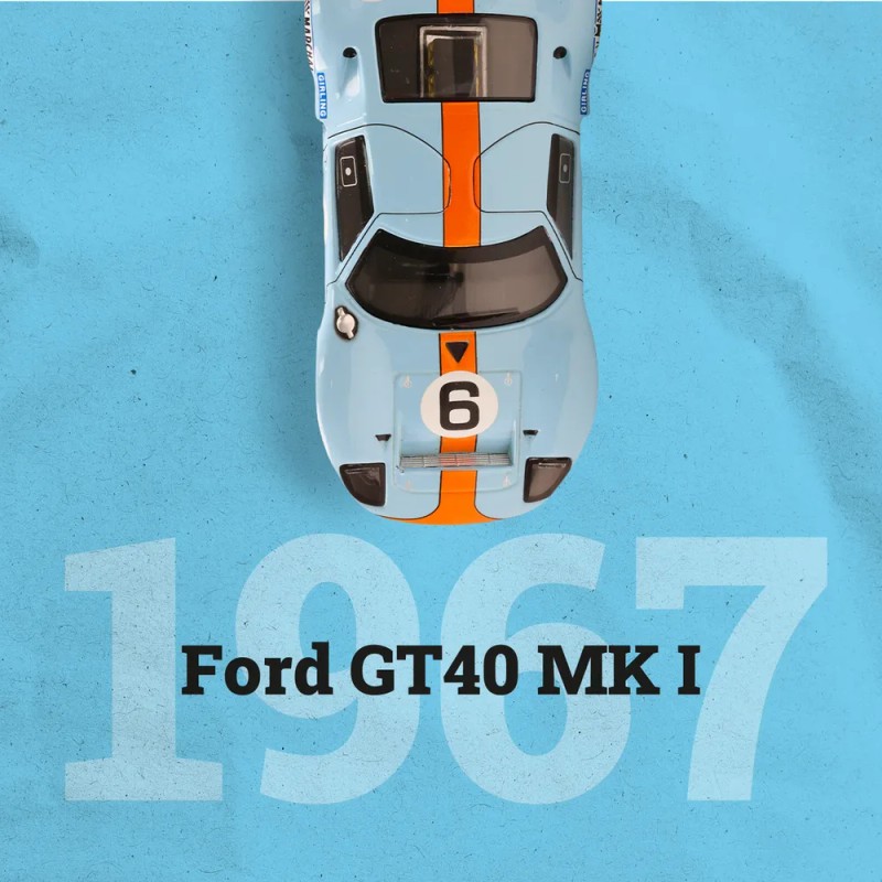 Ford Gt40 Mk I 1967 Auto A Escala 1:43 Coleccionable