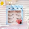 CLEAR EYELASH Natural False Eyelashes Matsueku 4 Pairs (Dazling Eye)