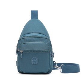 Crossbody Bags for Women, Unisex Crossbody Purse Bag, Sling Bag, Lightweight and Compact Sling Backpack Purse for Women (New Ice Blue)