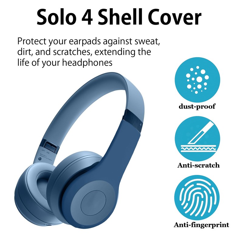 Solo 4 Silicone Case Cover Shell Cover Compatible with Beats
