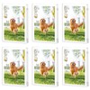 Zalizr 6 Pack Acrylic Magnetic Frames for Refrigerator, Clear Picture
