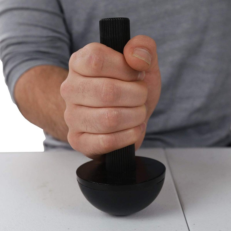 CanDo Wrist - Forearm Exerciser, X-Small, Black, Handle and Ball