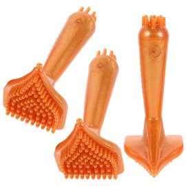 Baluue 3pc Meridian Body Brush Gentle Exfoliating Gua Sha Facial Tools Dry Brushing Massage Tool for Relaxation Skin Health