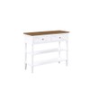 Convenience Concepts Country Oxford 2-Drawer Console Table, Driftwood/White