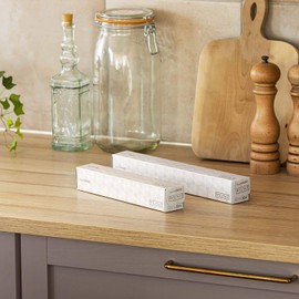 [Limited Design] [Set of Different Sizes] Saran Wrap 11.8 x 166.6 ft (30 x 50 m) + 22 cm x 50 m 2 Piece Design Package Monotone