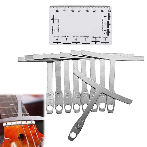 Measuring Tool for Guitar, Radius Gauges for Guitar, Understring Radius