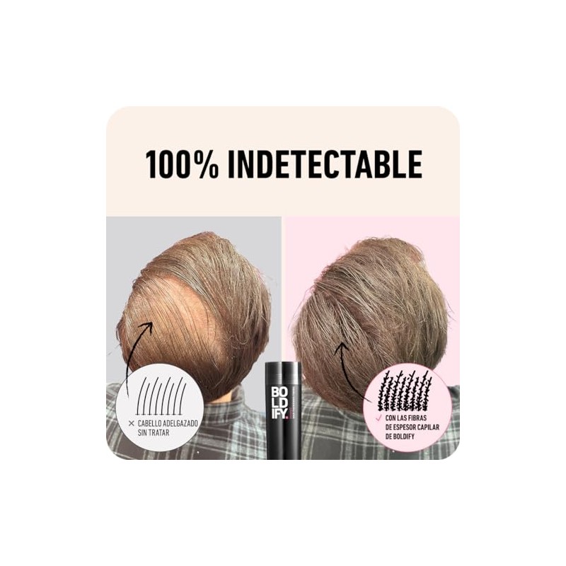 BOLDIFY Fibras Capilares para Cabello Fino (Rubio oscuro) Polvo Pelo
