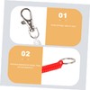 KOMBIUDA 3pcs Wrist Lanyard Keychain Spring Key Chain Clasp Hook