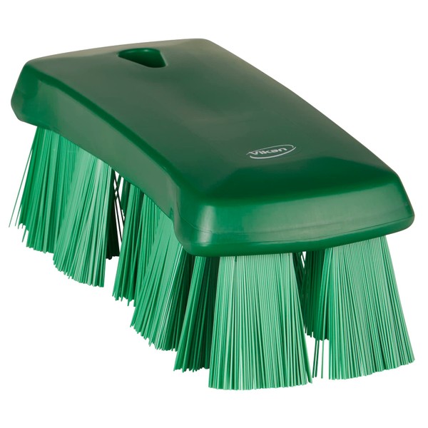 Kyowa Clean Vikan UST Hand Brush, Green, Hard Cleaning Brush, Hard to Shed Hair, Heat Resistant, Chemical Resistant, HACCP Compatible, Food Sanitation Law Compliant, Positive List Compliant