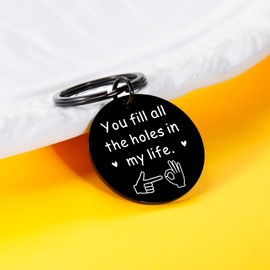 TI-EDC Stocking stuffer for Girlfriend, Christmas Gifts for Adult Wedding Engagement Gifts for Couple Husband Wife, Funny Keychain for Him Her, Valentines Day Gifts for Her Him