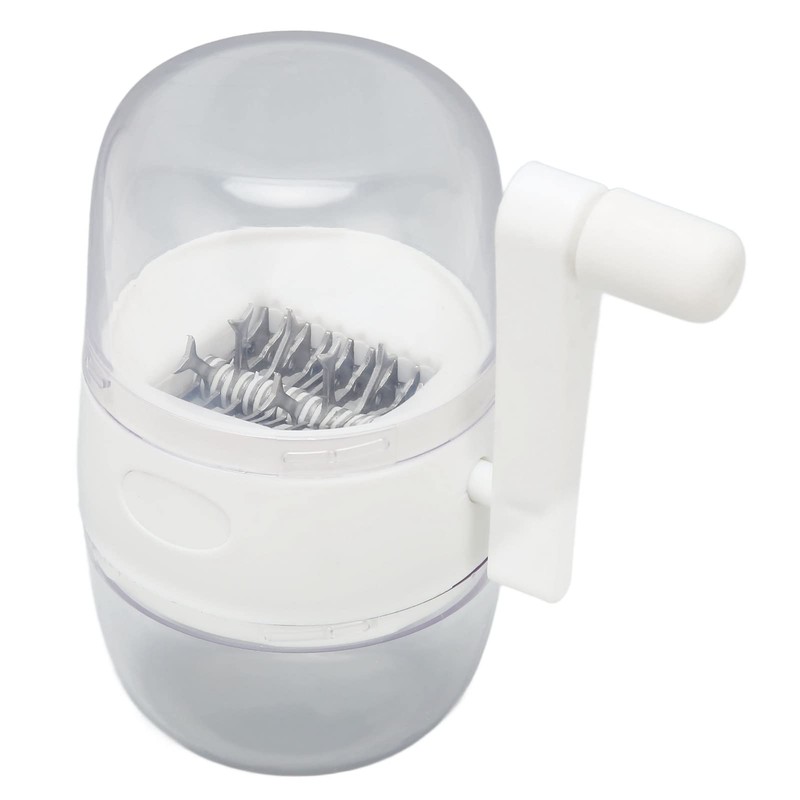 Manual Nut Crusher Hand Crank Tooth White Multi Purpose Walnut