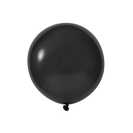 100 Pcs, Black 5" Latex Balloons for Birthday Party, Quinceanera, Baby Shower, or Graduation