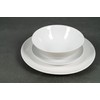 10 Strawberry Street Simply Coupe Dinnerware Set, White, Service for