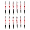 LILAJ Set of 12 Union Jack Flag Retractable Ballpoint Pens