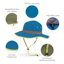 Sunday Afternoons Kids' Clear Creek Boonie, Wild River, Medium